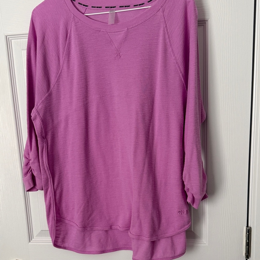 DKNY Women's Lavender Pullover Hoodie